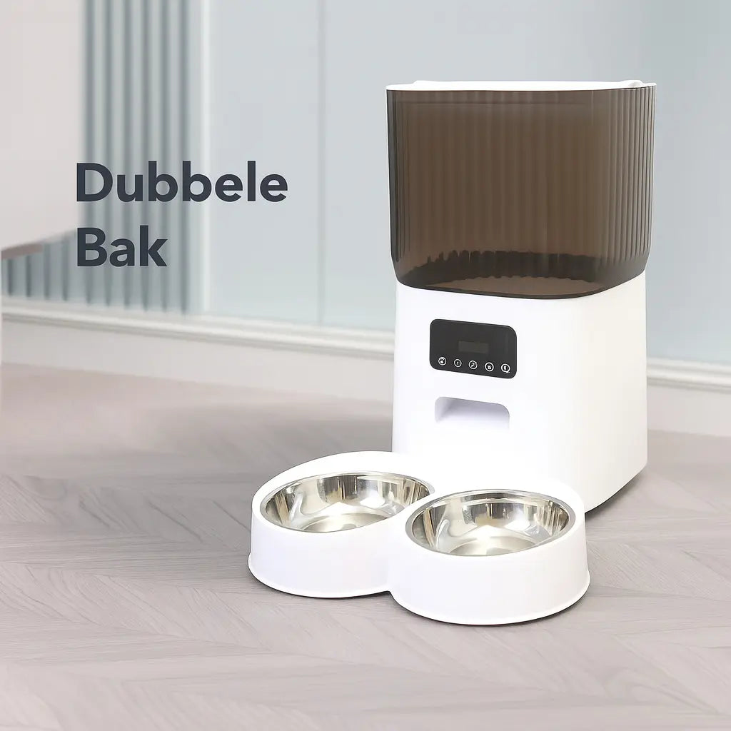 Pawtentials 5 L Slimme Voederbak – App & Camera voor Kat & Hond