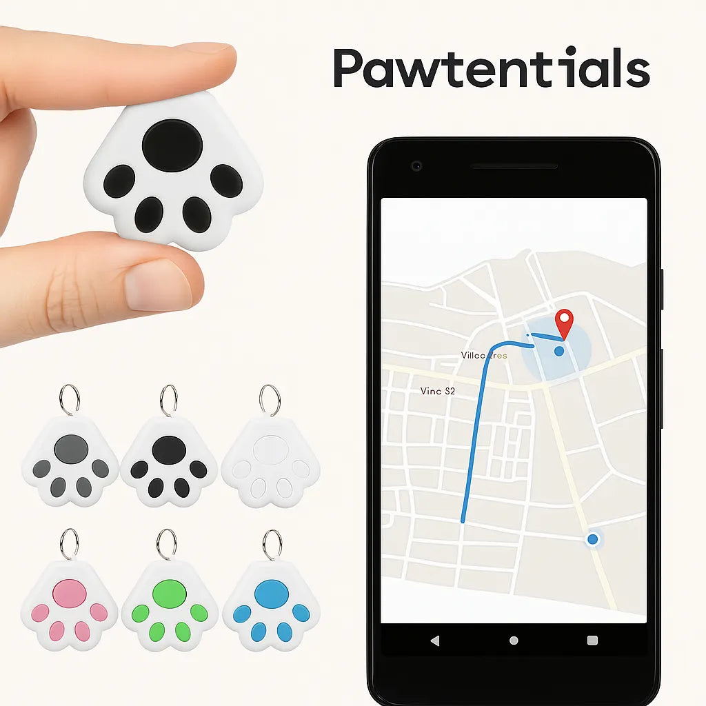 GPS Dierentracker in schattige pootjes vorm