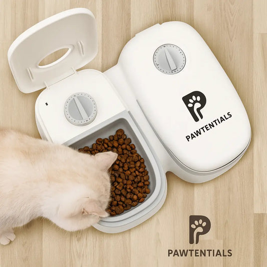 Automatische voederbak 1 of 2 maaltijden