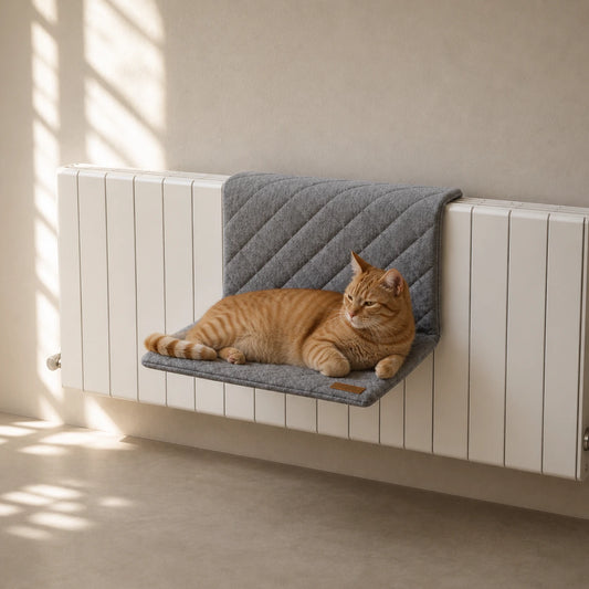 Radiatorhangmat voor warme rustplek