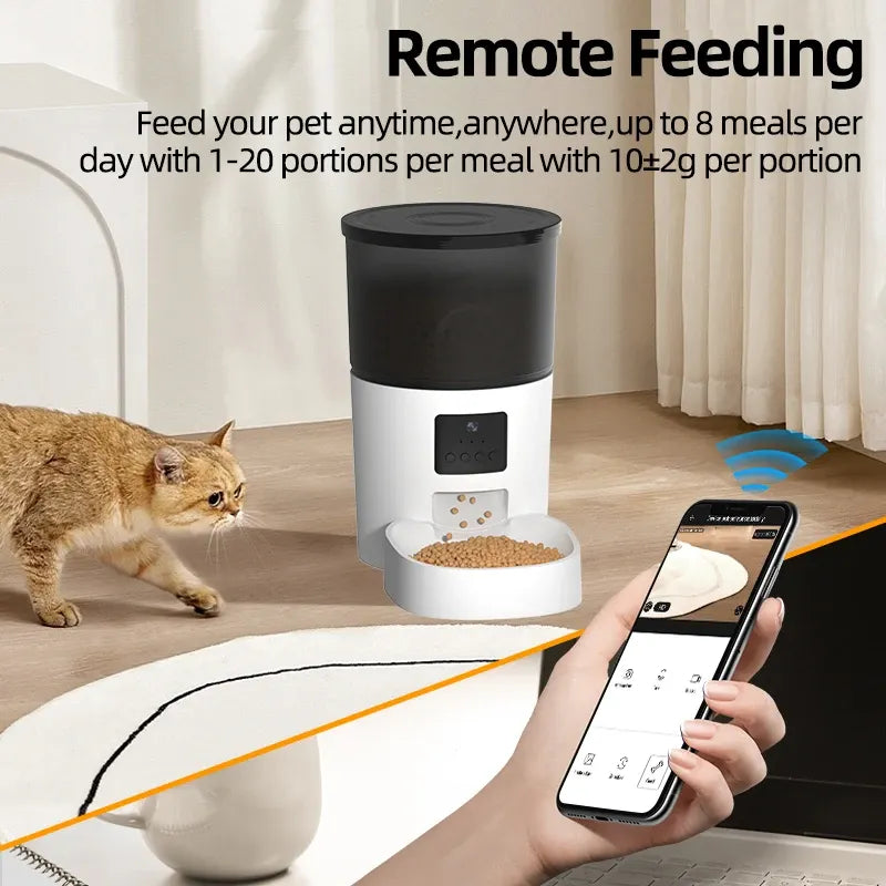 Pawtentials Slimme Voerderbak – Camera, Stem & Appbediening
