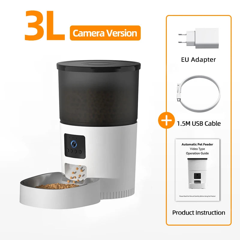 Pawtentials Slimme Voerderbak – Camera, Stem & Appbediening