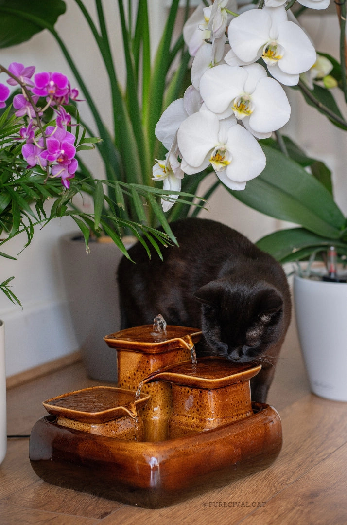 Keramische design drinkfontein
