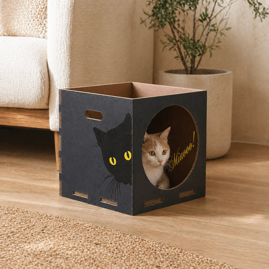 Kattenhuis gerecycled en eco friendly