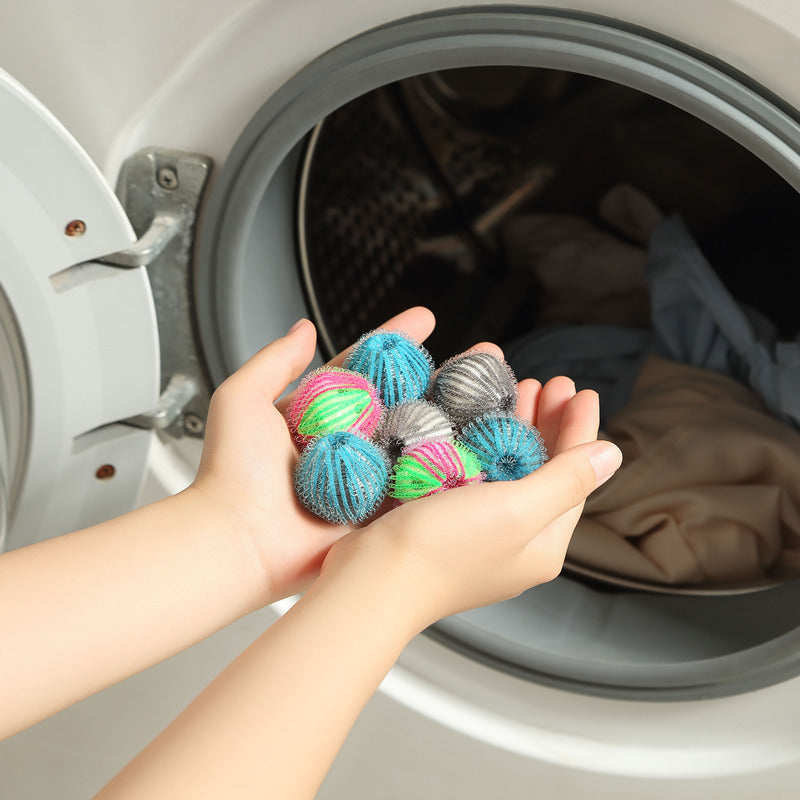 Wasmachine haarvanger ballen voor kattenharen in kleding en wasgoed