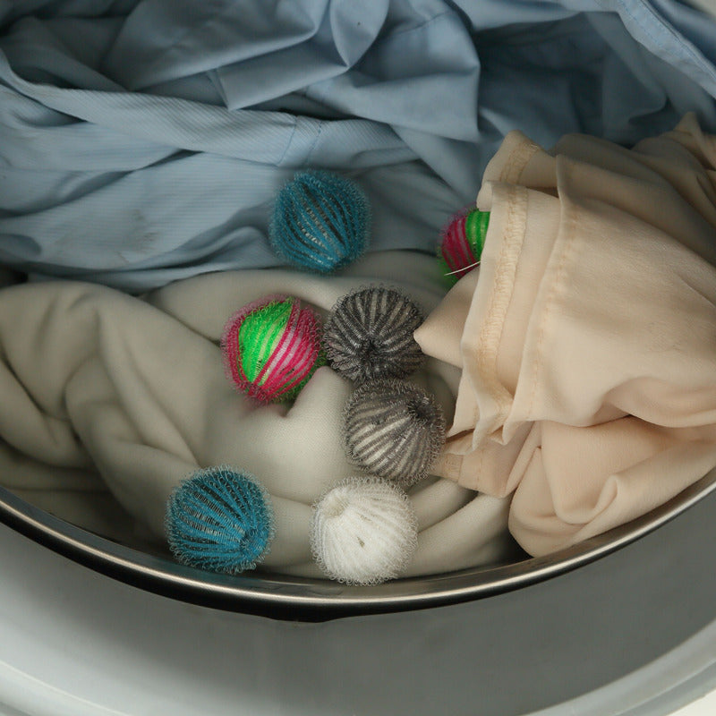 Wasmachine haarvanger ballen voor kattenharen in kleding en wasgoed