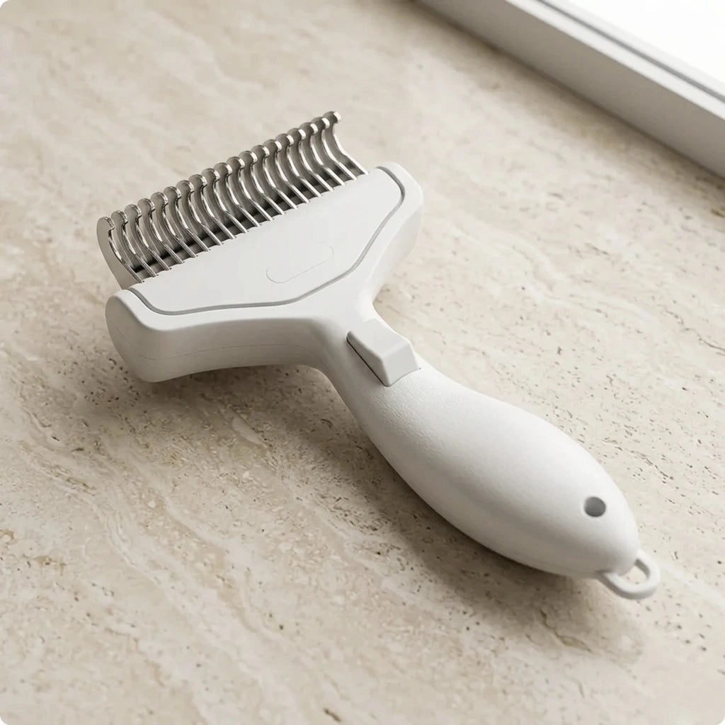 Zelfreinigende ontklitborstel