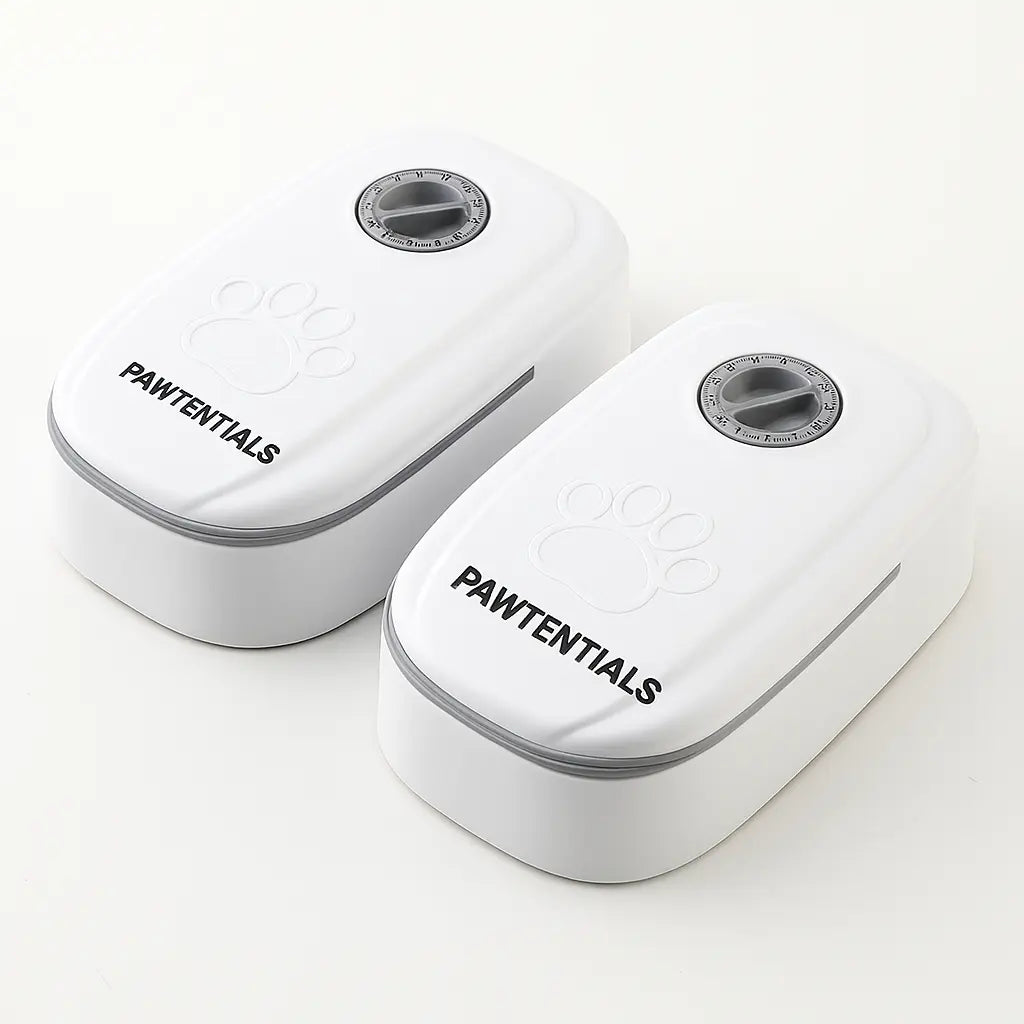 Automatische voederbak 1 of 2 maaltijden