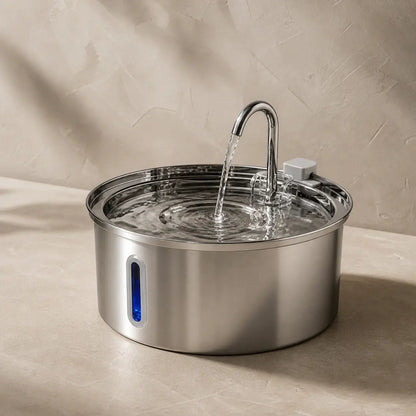RVS Drinkfontein voor Katten