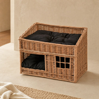 Gevlochten kattenhuis