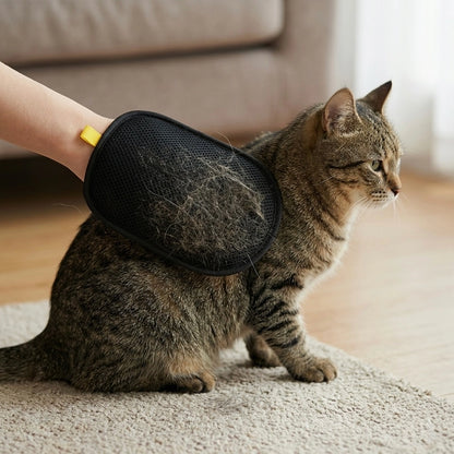 Haarverwijderhandschoen voor vachtverzorging