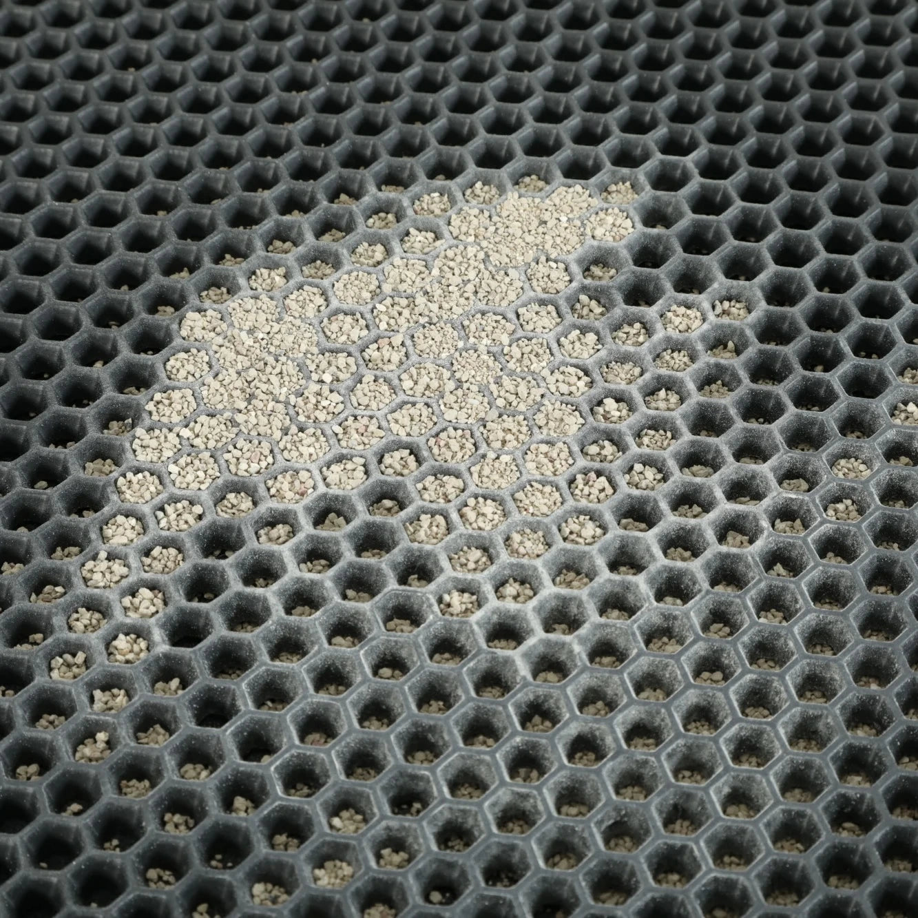 Kattenbakmat met dubbele opvanglaag