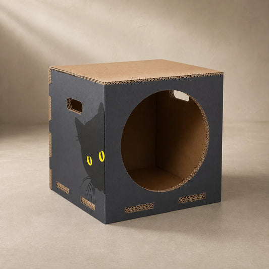 Kattenhuis gerecycled en eco friendly