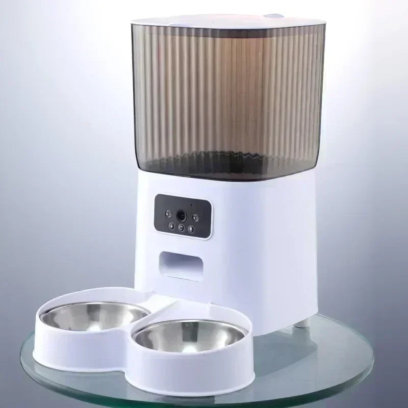 Pawtentials 5 L Slimme Voederbak – App & Camera voor Kat & Hond