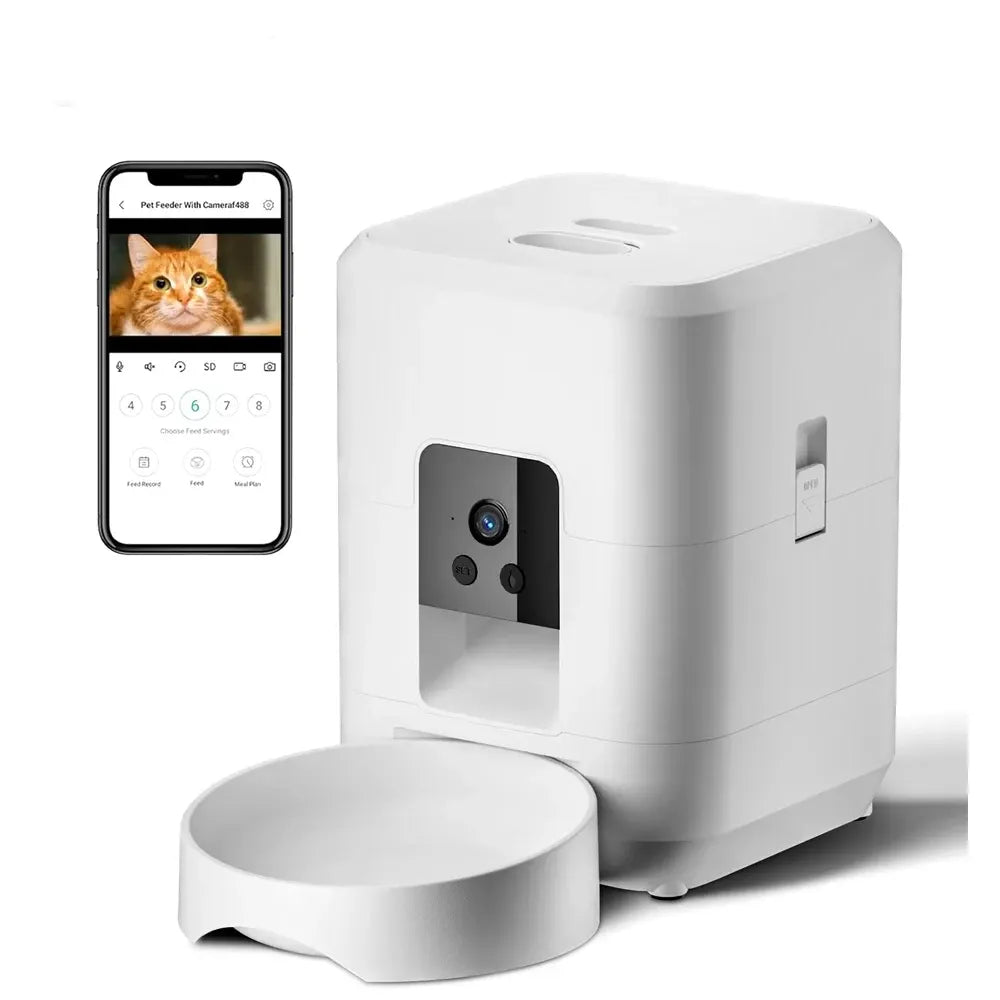 Pawtentials Automatische Voederbak – 2L Slimme Timer met App