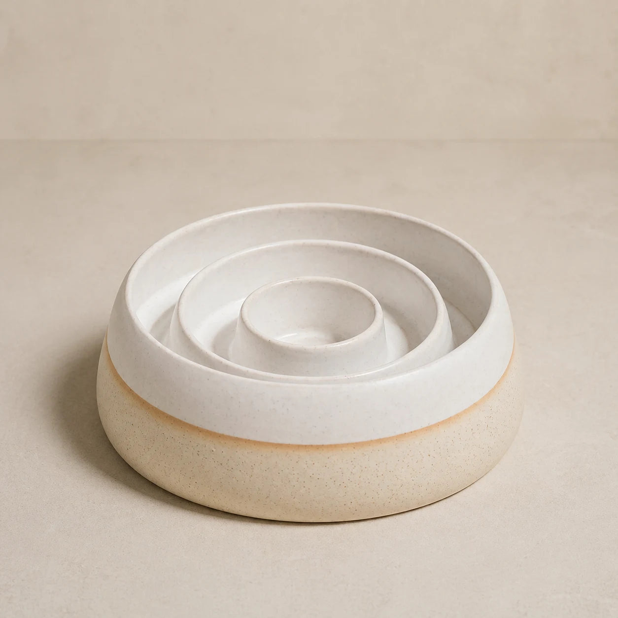 Keramische slowfeeder voor rustig eten