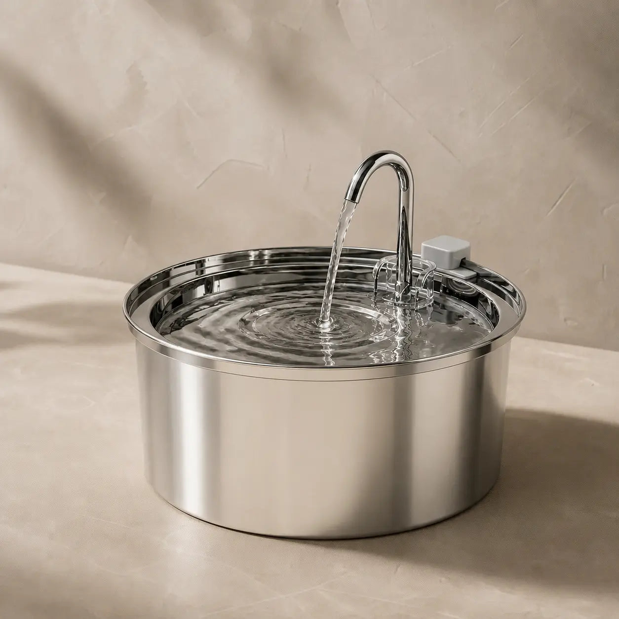 RVS drinkfontein voor katten met 3.2L inhoud en 4 filters inbegrepen